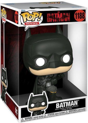 УЦІНКА!!! Фігурка Бетмен (25 см) &mdash; Funko Pop! DC: THE BATMAN &mdash; BATMAN (JUMBO) #1188 У59282 фото