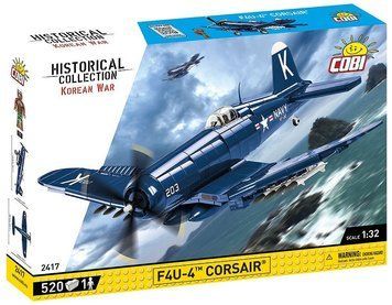 Конструктор дитячий літак 1:32 F4U-4 Corsair COBI 2417 2417 фото