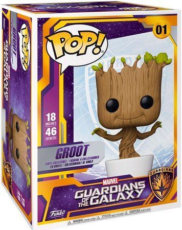 УЦІНКА!!! Фігурка Грут, що танцює (46 см) &mdash; Funko Pop! SUPER SIZED: GUARDIANS OF THE GALAXY &mdash; DANCING GROOT #01 У50094 фото