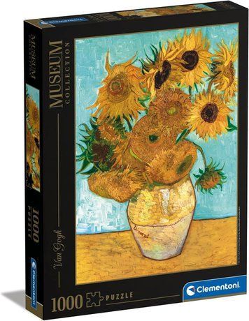Пазл Clementoni: Museum Collection &mdash; Vincent van Gogh: Sunflowers / Соняшники (1000 елементів) &mdash; 31438 31438 фото