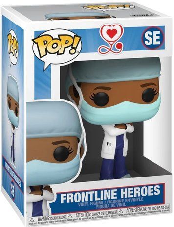 УЦЕНКА!!! Фигурка Медработник (Герои передовой) &mdash; Funko Pop! HEROES: FRONTLINE HEROES (NHS FEMALE) #SE У54156 фото