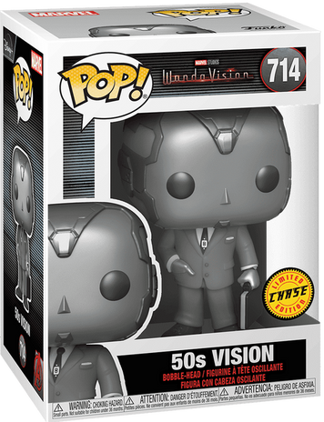 Фігурка Віжн (50-ті) (CHASE-версія) &mdash; Funko Pop! MARVEL: WANDAVISION &mdash; 50S VISION #714 CHASE 52043CH фото