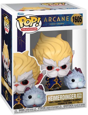 Фигурка Хеймердингер с Поро - Funko Pop! ARCANE #1605 HEIMERDINGER WITH PORO 80193 фото