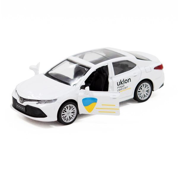 УЦІНКА!!! Автомодель Technodrive: Toyota Camry &mdash; Uklon (білий) &mdash; 250291 У250291 фото
