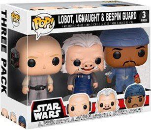 Набор фигурок Funko Pop! STAR WARS: Cloud City &mdash; Lobot, Ugnaught, Bespin Guard (3-Pack), Лобот, Угнаут и Охранник Беспина 14957 фото