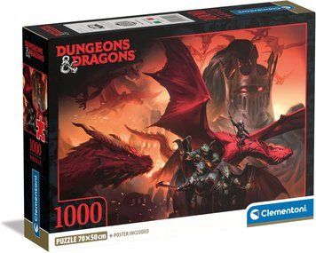 Пазл Dungeons&Dragons (Підземелля і дракони) - 1000 шт. Clementoni 39914 39914 фото