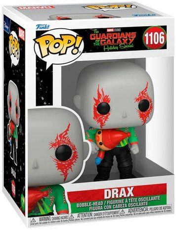 УЦІНКА!!!Фігурка Дракс (Святковий випуск) - Funko Pop! GUARDIANS OF THE GALAXY #1106 DRAX У64330 фото