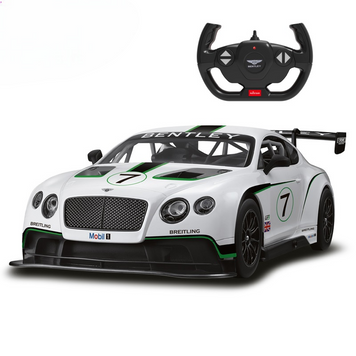 Машинка Bentley Continental GT3 белый RASTAR модель 1:14 Автомобиль на дистанционном управлении + пульт 2,4 ГГц RAS.70600.WH фото