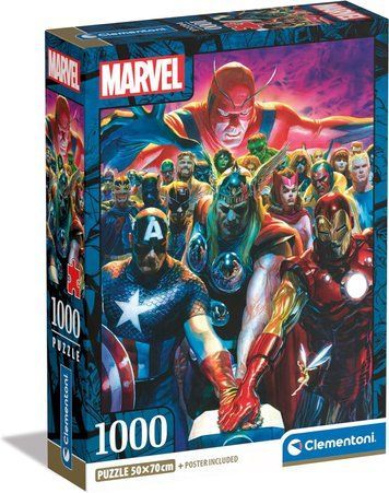 Пазл Marvel The Avengers Супергерои Марвел Мстители &ndash; 1000 шт. Clementoni 39915 39915 фото
