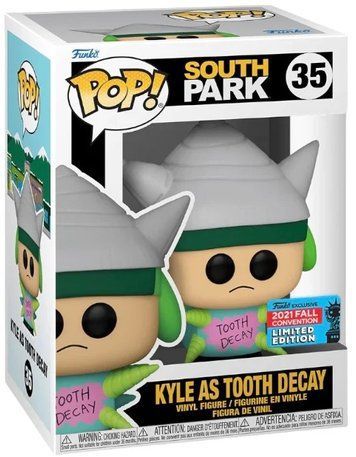 Фігурка Кайл у ролі Зубного Нальоту &mdash; Funko Pop! TELEVISION: SOUTH PARK &mdash; KYLE AS TOOTH DECAY #35 58623 фото