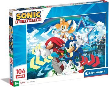 Пазл Clementoni: SuperColor &mdash; Sonic the Hedgehog / Сонік (104 елементи) &mdash; 27267 27267 фото