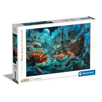 Пазл CLEMENTONI: HIGH QUALITY COLLECTION &mdash; ПИРАТСКАЯ БИТВА / PIRATES BATTLE (6000 элементов) 36530 36530 фото