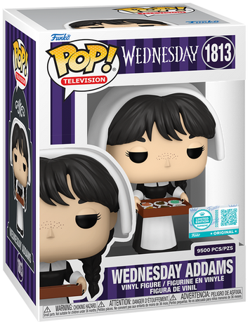 Фигурка Funko Pop! TV: The Addams Family &mdash; #1813 Wednesday Addams with Fudge, Уэнздей Аддамс с Фадж 88622 фото