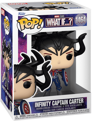 Фігурка Нескінченна Капітан Картер &mdash; Funko Pop! MARVEL: AVENGERS ASSEMBLE &mdash; INFINITY CAPTAIN CARTER #1464 68046 фото