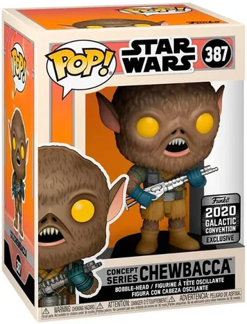 Фігурка Чубакка (Концепт-серія) &mdash; Funko Pop! STAR WARS: CONCEPT SERIES &mdash; CHEWBACCA #387 (Exclusive) 49372 фото