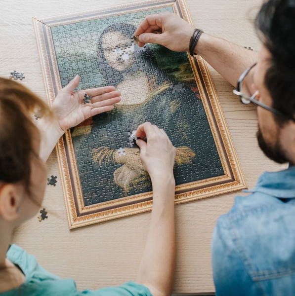Пазл PuzzloRama: Мона Ліза, Леонардо да Вінчі - 500 елементів Trefl 37541 37541 фото