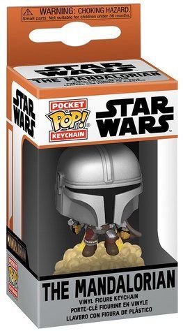 УЦЕНКА!!! Фигурка на клипсе (брелок) Мандалорец &mdash; Funko Pop! KEYCHAIN: THE MANDALORIAN &mdash; MANDALORIAN WITH BLASTER У53046 фото