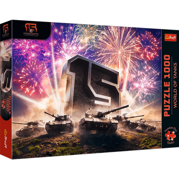 Пазл Trefl: Premium Plus / World of Tanks &mdash; 15-летие World of Tanks (1000 эл.) &mdash; 12125 12125 фото