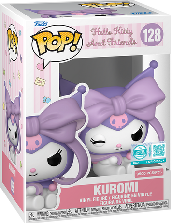 Фігурка Куромі з бантиком &mdash; Funko Pop! SANRIO: KUROMI WITH BOW #128 88066 фото