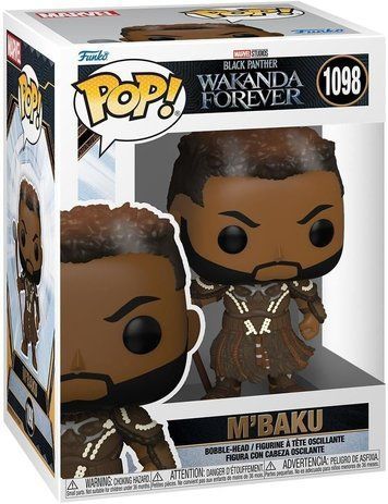 Фігурка М'Баку &mdash; Funko Pop! MARVEL: BLACK PANTHER: WAKANDA FOREVER &mdash; M'BAKU #1098 63942 фото
