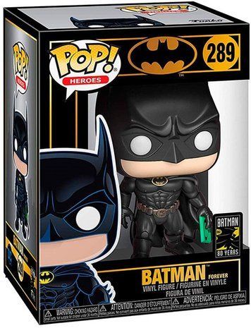 УЦЕНКА!!! Фигурка Бэтмен (80 лет) &mdash; Funko Pop! DC: BATMAN 80TH ANNIVERSARY &mdash; BATMAN (1989) #289 У37254 фото