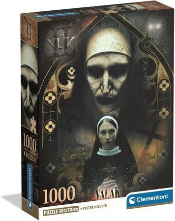 Пазл Clementoni: The Nun &mdash; Horror Movies (1000 елементів) &mdash; 37098 37098 фото