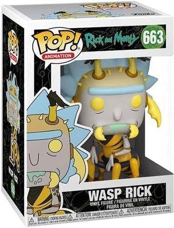 УЦЕНКА!!! Фигурка Funko Pop ANIMATION: Rick and Morty &mdash; #663 Wasp Rick, Рик-Оса У44255 фото