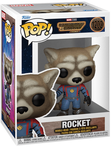 Фигурка Енот Ракета - Funko Pop! GUARDIANS OF THE GALAXY VOL. 3 #1202 ROCKET 67509 фото