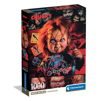Пазл Чакі (Chucky) - 1000 шт Clementoni 37099 37099 фото
