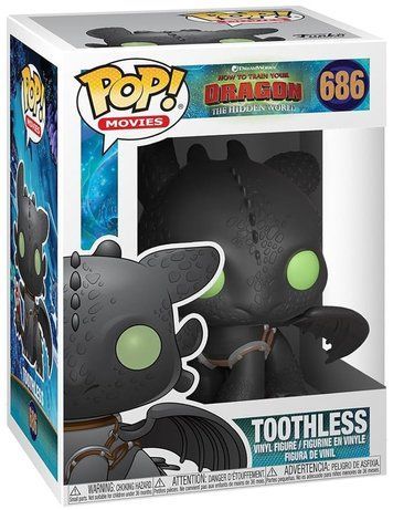 УЦЕНКА!!! Фигурка Беззубик - Funko Pop! HOW TO TRAIN YOUR DRAGON #686 TOOTHLESS У36355 фото