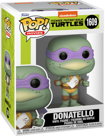 Фигурка Funko Pop! TELEVISION: Teenage Mutant Ninja Turtles &mdash; #1609 Donatello with Pizza Slice, Донателло с кусочком пиццы 76045 фото