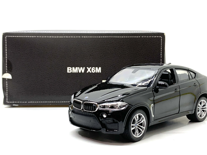 УЦЕНКА!!! Машинка коллекционная металлическая BMW X6M Rastar 56600 1:24 черный УRAS.56600.BL фото