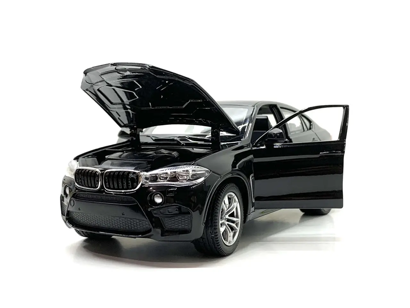 УЦЕНКА!!! Машинка коллекционная металлическая BMW X6M Rastar 56600 1:24 черный УRAS.56600.BL фото