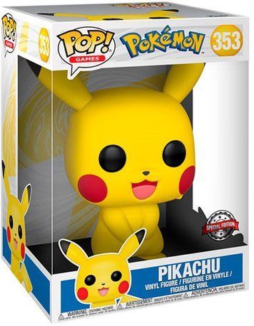 УЦІНКА!!! Фігурка Пікачу (25 см) &mdash; Funko Pop! GAMES: POKEMON &mdash; PIKACHU (JUMBO) #353 У31542 фото