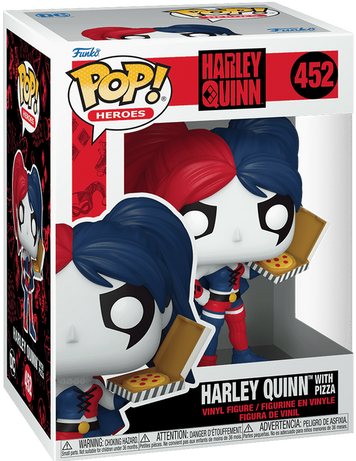 Фігурка Гарлі Квінн із піцою &mdash; Funko Pop! DC COMICS: HARLEY QUINN &mdash; HARLEY QUINN WITH PIZZA #452 65615 фото