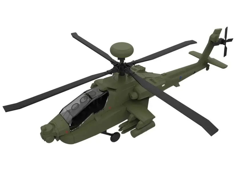 Конструктор дитячий Airfix J6004 QUICK BUILD Apache Helicopter AFXJ6004 фото