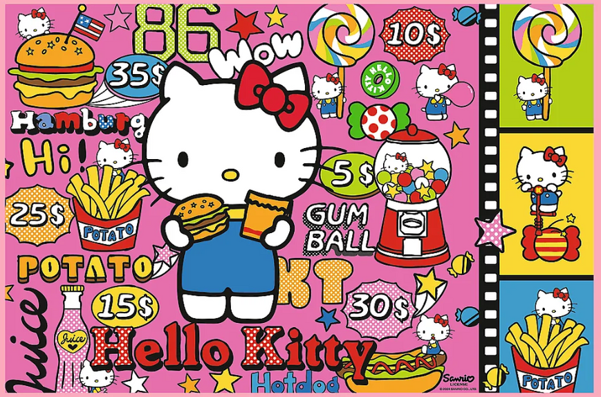 Пазл Hello Kitty і друзі - 2х200 елементів Trefl 13336 13336 фото