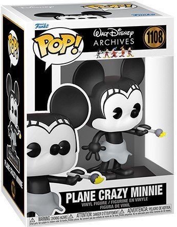 УЦІНКА!!! Фігурка Мінні Маус (Plane Crazy, 1928) &mdash; Funko Pop! DISNEY: MICKEY THE TRUE ORIGINAL &mdash; PLANE CRAZY MINNIE #1108 У57623 фото