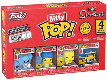Набір фігурок Чух &mdash; Funko Bitty Pop! THE SIMPSONS &mdash; ITCHY (4 фігурки в ас.) 85708 фото