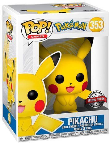 УЦЕНКА!!! Фигурка Пикачу &mdash; Funko Pop! GAMES: POKEMON &mdash; PIKACHU #353 У31528 фото