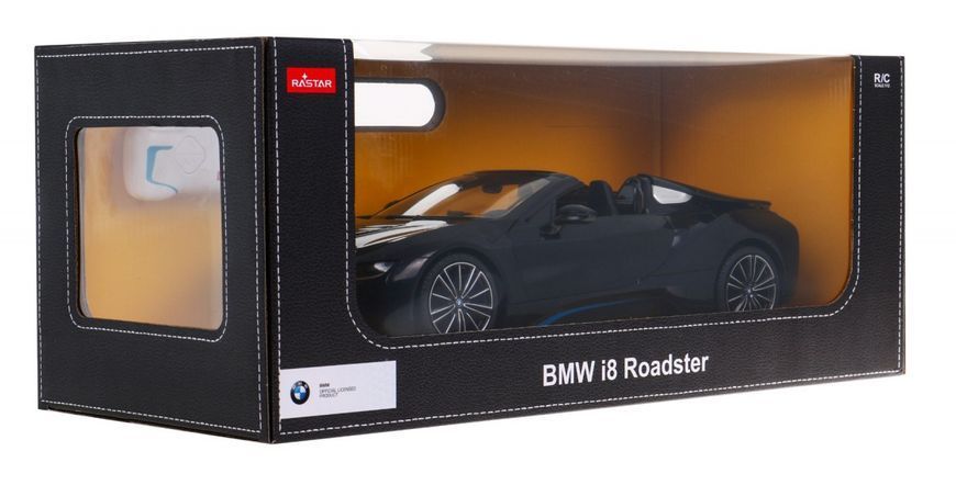 Машинка Rastar BMW i8 Roadster на радіокеруванні 1:12 чорний 95500 ZRC.95500.CZ фото