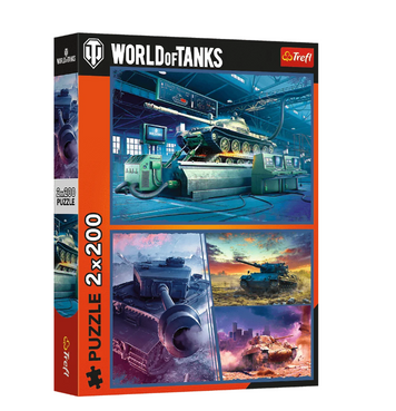 Пазл World of Tanks: Панцирна місія - 2х200 елементів Trefl 13346 13346 фото