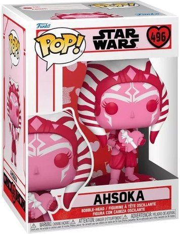 Фігурка Асока Тано (Valentines) &mdash; Funko Pop! STAR WARS: VALENTINES &mdash; AHSOKA #496 60120 фото