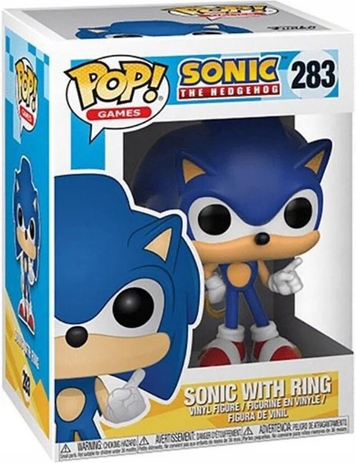 УЦЕНКА!!! Фигурка Соник с кольцом - Funko Pop! SONIC THE HEDGEHOG #283 SONIC У20146 фото