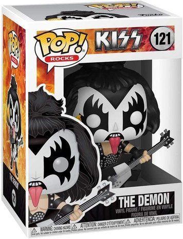 Фигурка Демон (Джин Симмонс) &mdash; Funko Pop! ROCKS: KISS &mdash; THE DEMON #121 28505 фото