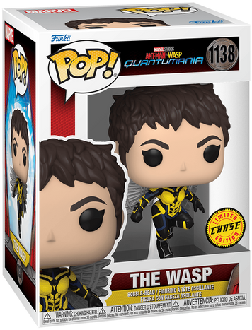 УЦEНКА!!! Фигурка Оса (Chase) &mdash; Funko Pop! MARVEL: ANT-MAN AND THE WASP: QUANTUMANIA &mdash; THE WASP #1138 CHASE &lrm;У70491CH фото