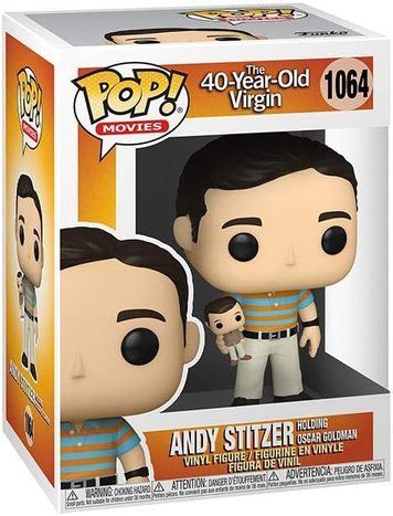 Фигурка Энди Ститцер &mdash; Funko Pop! MOVIES: 40-YEAR-OLD VIRGIN &mdash; ANDY STITZER #1064 54469 фото