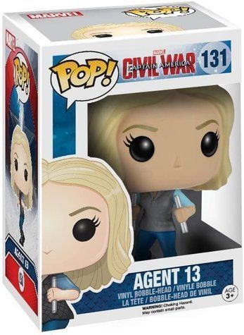 УЦІНКА!!! Фігурка Funko Pop CAPTAIN AMERICA: CIVIL WAR &mdash; #131 Agent 13, Агент 13 У7232 фото