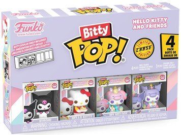 Набір фігурок Куромі &mdash; Funko Bitty Pop! SANRIO &mdash; KUROMI (4 фігурки в ас.) 85715 фото