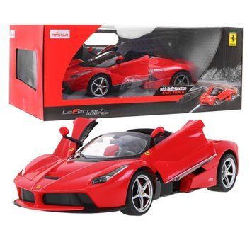 Машинка Ferrari LaFerrari Aperta червоний RASTAR модель 1:14 Авто на дистанційному керуванні + пульт 2,4 ГГц ZRC.75800.CR фото
